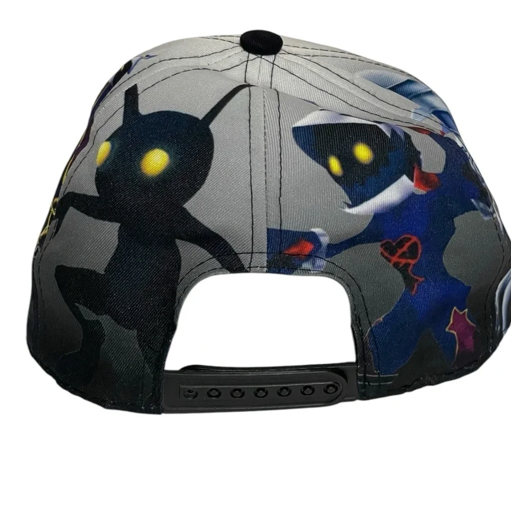 KINGDOM HEARTS SNAPBACK HAT DISNEY WRAP-AROUND MICKEY GOOFY SORA DONALD